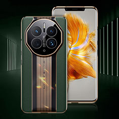 Handyhülle Hülle Luxus Leder Schutzhülle QK1 für Huawei Mate 50 Pro Grün