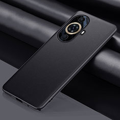 Handyhülle Hülle Luxus Leder Schutzhülle QK1 für Huawei Nova 11 Pro Schwarz