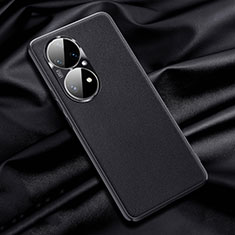 Handyhülle Hülle Luxus Leder Schutzhülle QK1 für Huawei P50 Schwarz