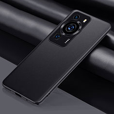 Handyhülle Hülle Luxus Leder Schutzhülle QK1 für Huawei P60 Pro Schwarz