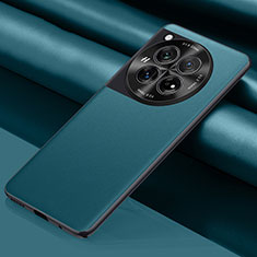 Handyhülle Hülle Luxus Leder Schutzhülle QK1 für OnePlus 12R 5G Cyan