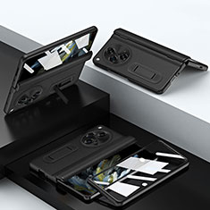 Handyhülle Hülle Luxus Leder Schutzhülle QK1 für OnePlus Open 5G Schwarz