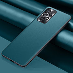 Handyhülle Hülle Luxus Leder Schutzhülle QK1 für Samsung Galaxy A23 4G Cyan