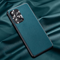 Handyhülle Hülle Luxus Leder Schutzhülle QK1 für Samsung Galaxy A32 5G Cyan