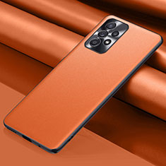 Handyhülle Hülle Luxus Leder Schutzhülle QK1 für Samsung Galaxy A33 5G Orange