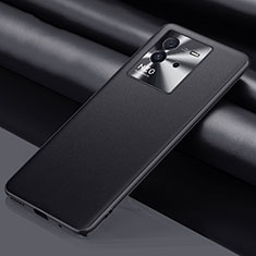 Handyhülle Hülle Luxus Leder Schutzhülle QK1 für Vivo iQOO Neo6 5G Schwarz