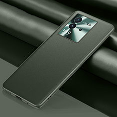 Handyhülle Hülle Luxus Leder Schutzhülle QK1 für Vivo iQOO Neo6 SE 5G Grün