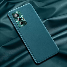 Handyhülle Hülle Luxus Leder Schutzhülle QK1 für Vivo X70 5G Grün