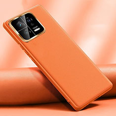 Handyhülle Hülle Luxus Leder Schutzhülle QK1 für Xiaomi Mi 13 5G Orange