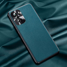 Handyhülle Hülle Luxus Leder Schutzhülle QK1 für Xiaomi Poco M5S Grün