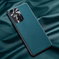 Handyhülle Hülle Luxus Leder Schutzhülle QK1 für Xiaomi Redmi Note 10 Pro Max Grün