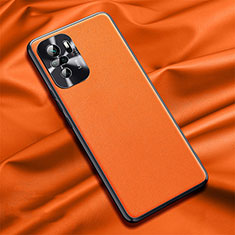 Handyhülle Hülle Luxus Leder Schutzhülle QK1 für Xiaomi Redmi Note 10S 4G Orange