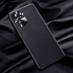 Handyhülle Hülle Luxus Leder Schutzhülle QK1 für Xiaomi Redmi Note 11 SE India 4G Schwarz