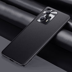 Handyhülle Hülle Luxus Leder Schutzhülle QK1 für Xiaomi Redmi Note 12T Pro 5G Schwarz