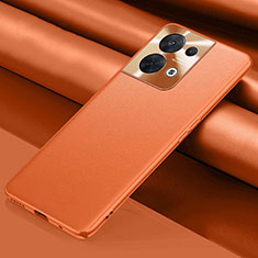 Handyhülle Hülle Luxus Leder Schutzhülle QK1 für Xiaomi Redmi Note 13 5G Orange