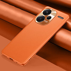 Handyhülle Hülle Luxus Leder Schutzhülle QK1 für Xiaomi Redmi Note 13 Pro+ Plus 5G Orange