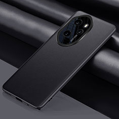 Handyhülle Hülle Luxus Leder Schutzhülle QK2 für Huawei Honor 100 Pro 5G Schwarz