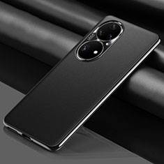 Handyhülle Hülle Luxus Leder Schutzhülle QK2 für Huawei P50 Pro Schwarz