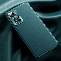 Handyhülle Hülle Luxus Leder Schutzhülle QK2 für Xiaomi Mi 11i 5G (2022) Cyan