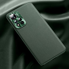 Handyhülle Hülle Luxus Leder Schutzhülle QK2 für Xiaomi Mi 11i 5G (2022) Grün