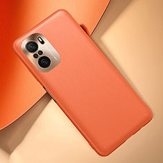 Handyhülle Hülle Luxus Leder Schutzhülle QK2 für Xiaomi Redmi K40 Pro+ Plus 5G Orange