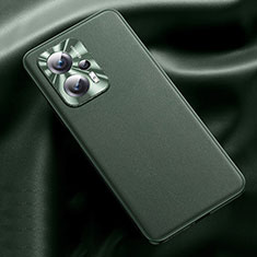 Handyhülle Hülle Luxus Leder Schutzhülle QK2 für Xiaomi Redmi Note 11T Pro 5G Armee-Grün