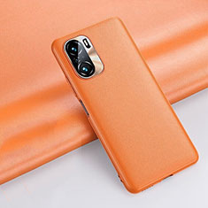 Handyhülle Hülle Luxus Leder Schutzhülle QK3 für Xiaomi Redmi K40 5G Orange