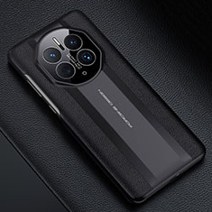 Handyhülle Hülle Luxus Leder Schutzhülle QK4 für Huawei Mate 50 Pro Schwarz