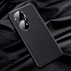 Handyhülle Hülle Luxus Leder Schutzhülle QK4 für Huawei P50 Pro Schwarz