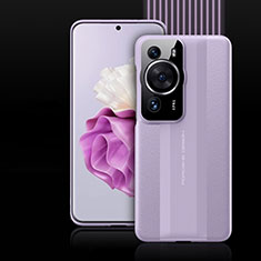 Handyhülle Hülle Luxus Leder Schutzhülle QK5 für Huawei P60 Pro Violett