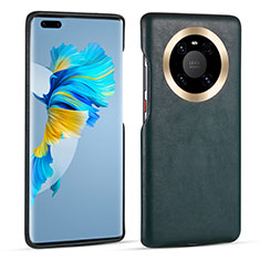 Handyhülle Hülle Luxus Leder Schutzhülle R01 für Huawei Mate 40E Pro 4G Grün