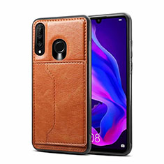 Handyhülle Hülle Luxus Leder Schutzhülle R01 für Huawei Nova 4e Orange