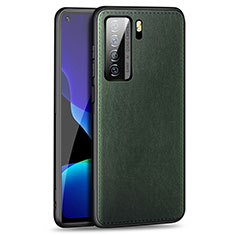 Handyhülle Hülle Luxus Leder Schutzhülle R01 für Huawei Nova 7 SE 5G Grün