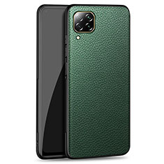 Handyhülle Hülle Luxus Leder Schutzhülle R01 für Huawei Nova 7i Grün