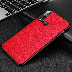 Handyhülle Hülle Luxus Leder Schutzhülle R01 für Huawei P20 Lite (2019) Rot