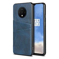 Handyhülle Hülle Luxus Leder Schutzhülle R01 für OnePlus 7T Blau