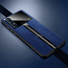 Handyhülle Hülle Luxus Leder Schutzhülle R01 für Oppo Find X2 Neo Blau