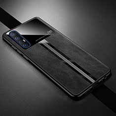 Handyhülle Hülle Luxus Leder Schutzhülle R01 für Oppo Reno3 Pro Schwarz