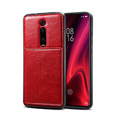 Handyhülle Hülle Luxus Leder Schutzhülle R01 für Xiaomi Mi 9T Pro Rot