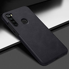 Handyhülle Hülle Luxus Leder Schutzhülle R01 für Xiaomi Redmi Note 8 (2021) Schwarz