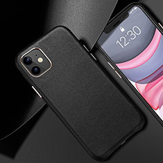 Handyhülle Hülle Luxus Leder Schutzhülle R02 für Apple iPhone 11 Schwarz