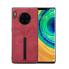 Handyhülle Hülle Luxus Leder Schutzhülle R02 für Huawei Mate 30 Pro Rot