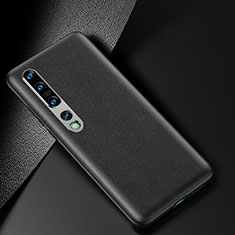 Handyhülle Hülle Luxus Leder Schutzhülle R02 für Xiaomi Mi 10 Pro Schwarz