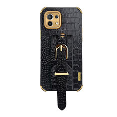 Handyhülle Hülle Luxus Leder Schutzhülle R02 für Xiaomi Mi 11 Lite 4G Schwarz