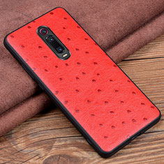 Handyhülle Hülle Luxus Leder Schutzhülle R02 für Xiaomi Mi 9T Rot