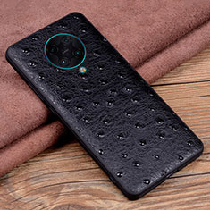 Handyhülle Hülle Luxus Leder Schutzhülle R02 für Xiaomi Poco F2 Pro Schwarz