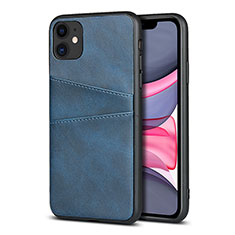 Handyhülle Hülle Luxus Leder Schutzhülle R03 für Apple iPhone 11 Blau