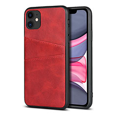 Handyhülle Hülle Luxus Leder Schutzhülle R03 für Apple iPhone 11 Rot