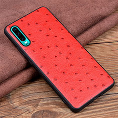 Handyhülle Hülle Luxus Leder Schutzhülle R03 für Huawei P30 Rot