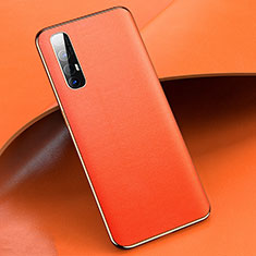 Handyhülle Hülle Luxus Leder Schutzhülle R03 für Oppo Reno3 Pro Orange